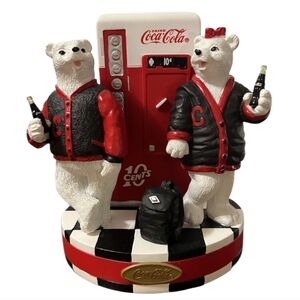 Coca-Cola Polar Bear Novelity musical instrument Figurines